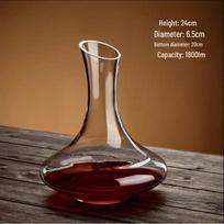 Crystal Red Wine Decanter - Elegant Wine Dispenser and Decanting Bottle for Home