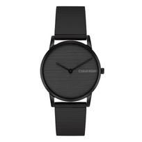 Calvin Klein Quartz Watch Steel Band Black Dial Minimalist Fashion Women watches 25100034CK 25100034-1 Black