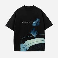 2026 M. Pavasario_Vasaros Mados Prekių Dizainas Dainininkei BILLIE EILISH - Vyriški ir Moteriški Amerikietiški Aukštos Gatvės Hip-Hop marškinėliai 100% Medvilnė 4XL