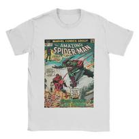 Marvel The Amazing Spider-Man #122 Klasikinio komikso viršelio grafinis marškinėlis,  Žaliojo Goblinas Paskutinis Pasipriešinimas  Retro marškinėlis, Unisex Superherojus Atsitiktinis viršus 4XL