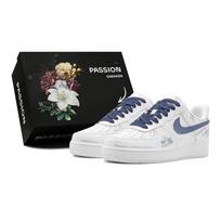 Nike Air Force 1 Riedlentės Batai Vyriški Mėlyni Balti CW2288-111(TeamS-S-BOX) 42