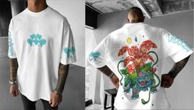 2026 Pokémon Japonų Anime Aksesuaras Mimikyu Bulbasaur Trumpomis Rankovėmis Marškinėliai Pokémon Vasaros Vyrų Mada Kvėpuojantis Sportinis Viršus Y2K 4XL