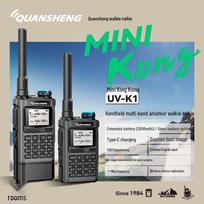QUANSHENG UV-K1 Didelės galios racija su C tipo įkrovimu (CN versija)
