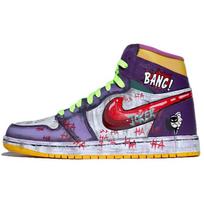 Jordan Air Jordan 1 Retro High OG Vintažiniai Krepšinio Batai Unisex Violetiniai Geltoni Raudoni 555088-706(Komanda25-) 38.5