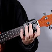 Ukulele Akordų Spaudimo Treniruoklis Pradedantiesiems Ukulele Pagalbinė Priemonė Lengvas Spaudimo Rinkinys Akordų Mokymosi Įrankis su Pagalba Ukulele Priedėlis Pašalinti