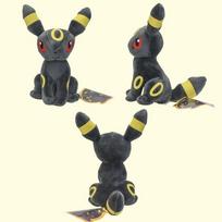 Pokemon Eevee Evoliucijų pliušinis rinkinys - Sylveon Sun Moon Originalus Vaporeon Flareon Leafeon 20*15cm raudona/balta