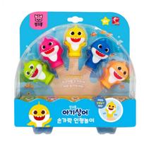 Pinkfong Kūdikių Ryklio Pirštukų Lėlių Vonių Žaislų Rinkinys