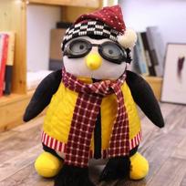 Hugsy Kalėdinis pingvinas - Draugų TV laidos replika, pliušinis žaislas | Rosso dovana Džojui 25cm