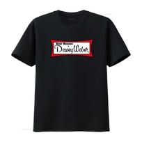 Vintažiniai 90-ųjų Dewey Weber Dėžės Logotipas Banglentė Surf Skate Marškinėliai vintažiniai Paskalbti Šiek tiek pralaidūs orui Streetwear Tampri grafika S