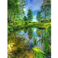 DIY 5D Diamond Painting Natural Landscape Cross Stitch Full Square Drill Diamond Embroidery Patterns rhinestones Diamond Mosaic Full Round 20x30CM