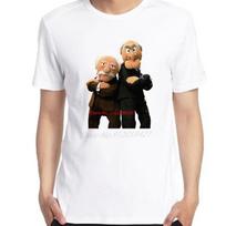 Statler And Waldorf Fashion Graphic T Shirts Cotton Short Sleeve TShirts Summer New Shirts And TShirts Mens Print T Shirt S