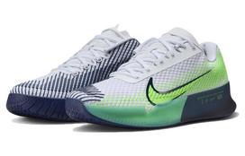 NikeCourt Air Zoom Vapor 11 HC Baltas Žalias Strike Laivyno - DR6966-103 42.5