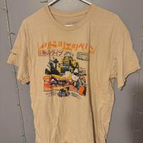 Vintažinio stiliaus Led Zeppelin roko koncerto trumpomis rankovėmis geltonos dūmų spalvos marškinėliai KV38201 Unisex T-shirt XXXL