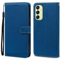 Samsung A26 5G dėklas piniginė atverčiamas odinis dangtelis Samsung Galaxy A26 5G dėklui stovas knyga atsparus smūgiams telefono dėklas dangtelis Fundas For Samsung A26 5G tamsiai violetine spalva
