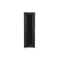 LANBERG  Installation cabinet rack 19 42U 800x1200 black, glass door LCD (Flat pack) | FF01-8242-12BL  | 5901969430493