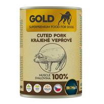 IRONpet Gold Dog Vepřová krájená svalovina, konzerva 400 g, 1 vnt.