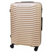 Didelis plastikinis lagaminas Gravitt PC11 D Šampano spalva (Beige gold)