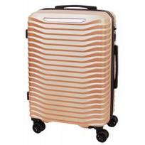 Vidutinis plastikinis lagaminas Gravitt PC11 V Rožinis (Rose gold)