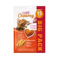 Catit - Creamy Premium Treat for Cats - Chicken - 15x10g