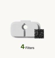 Petlibro - 4-Pack Filters for Dockstream RFID Smart Cat Water Fountain
