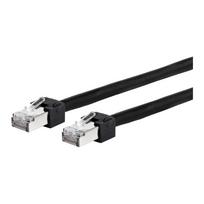 METZ CONNECT Ultraflex500 - Patch-Kabel - RJ-45 (M) zu RJ-45 (M) - 2,0m - 6,4 mm - SFTP, PiMF - CAT 6 - geschirmt, halogenfrei - Schwarz (13084V2000-E)