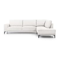 Kampinė sofa baltos spalvos/smėlio spalvos (su dešiniuoju kampu) Copenhagen – Scandic