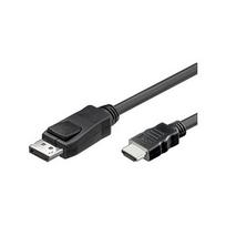 Good Connections Anschlusskabel DisplayPort 1.2 an HDMI - 24K vergoldete Kontakte - OFC - schwarz - 3m