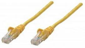 INTELLINET UTP LAN Cat6, kabelis, patch, 0.25m, geltonos spalvos, 730808