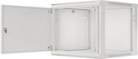 Lanberg | Rack cabinet 19" wall-mount 9U/600x600 (flat pack) for self-assembly with metal door | WF01-6609-00S | Grey WF01-6609-00S | 5901969430141