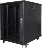 Lanberg | Rack cabinet 19" free-standing 15U/600x800 (flat pack) | FF01-6815-12B | Black FF01-6815-12B | 5901969423631