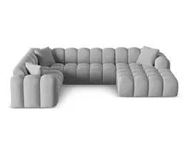 Panoramic Left Corner Sofa, "Treno", 4 Seats, 330x240x70 Made in Europe