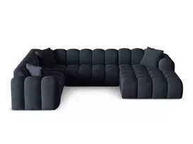 Panoramic Left Corner Sofa, "Treno", 4 Seats, 330x240x70 Made in Europe