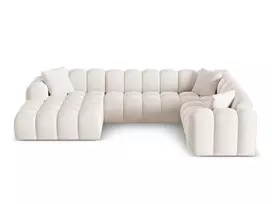 Panoramic Right Corner Sofa, "Treno", 4 Seats, 330x240x70 Made in Europe