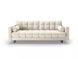 Velvet Sofa With Bed Function And Box, "Bali", 3 Seats, 222x84x105 Made in Europe