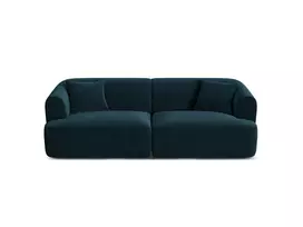 Velvet Modular Sofa, "Campi", 3 Seats, 220x90x70 Made in Europe