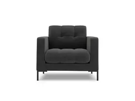 Velvet Armchair, "Bali", 1 Seat, 87x96x75 Made in Europe