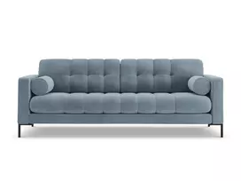 Velvet Sofa, "Bali", 4 Seats, 217x96x75 Made in Europe