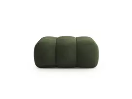Velvet Pouf, "Koge", 1 Seat, 95x95x40 Made in Europe