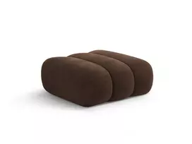 Velvet Pouf, "Koge", 1 Seat, 95x95x40 Made in Europe