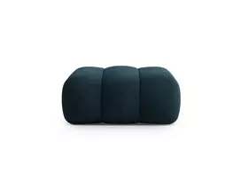 Velvet Pouf, "Koge", 1 Seat, 95x95x40 Made in Europe