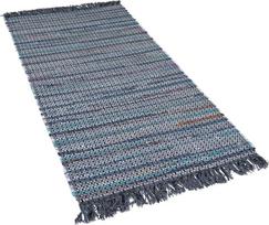 Beliani Kilimas BESNI pilkas 80 x 150 cm medvilninis