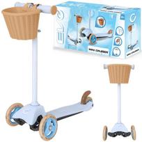 Triratis paspirtukas Evo Mini Cruiser su krepšeliu 1670026, mėlynas