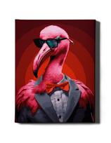 Tapymas pagal numerius, Flamingo advokatas, 40x50, Oh-art, ANG727