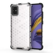 Telefono dėklas Honeycomb Case armor cover with TPU Bumper for Samsung Galaxy S20 Plus transparent