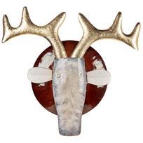 Beliani sienų dekoracija, jautis, fluoras, metalas, 54 cm, spalvinga