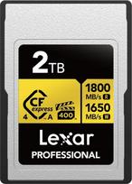 Atminties kortelė Lexar Lexar CFexpress 4.0 Pro Gold, VPG400/IP68, R1800/W1650/SW1400 (Type A) 2TB | LCAEXG4002T-RNENG | 843367143269