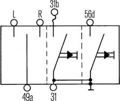 3221177R1 posūkių signalų jungiklis HELLA