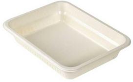 Duni Dėklo meniu 1 skyriaus pluošto indelis 1300 ml 227 x 178 x 45 mm 180 vnt./indelis
