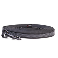 „WalkFit“ – neslystantis pavadėlis sekimui be rankenos – juodas – XL – 10 m