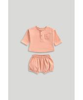 MOTHERCARE marškinėliai ilgomis rankovėmis ir šortai, LK512 86